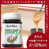 今なら10%OFF！ 生 はちみつ 蜂蜜 ハチミツ 非加熱 ネイティブブッシュハニー 百花蜜 500g 1本 安心のNZ産 無添加 【本店限定！会員パスポートでさらに最大12％OFF】